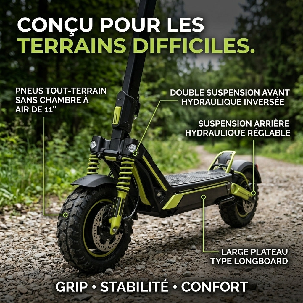 Conçu pour les chemins difficiles
